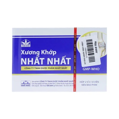 Xương khớp nhất nhất Hộp 2 vỉ x 10 viên