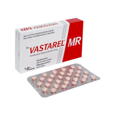 Vastarel MR Trimetazidine dihydrochloride 35mg hộp 2 vỉ x 30 viên nén Servier