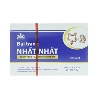 Đại tràng Nhất Nhất hộp 2 vỉ x 10 viên nén