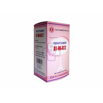 Trivitamin B1-B6-B12 Đại Uy - Hộp 10 vỉ x 10 viên bổ thần kinh