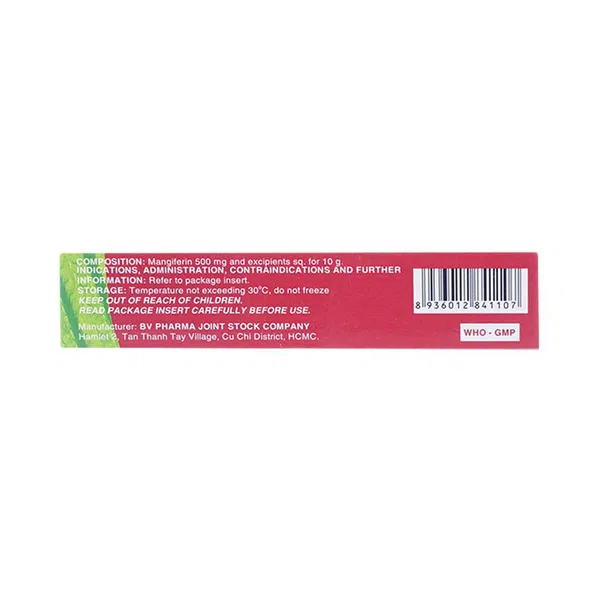 Mangoherpin 5% Mangiferin Tube 10g BV Pharma