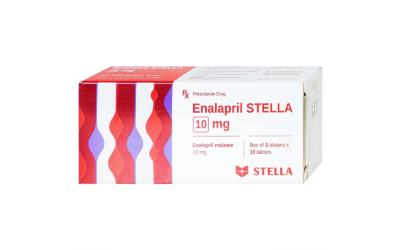 Enalapril 10mg hộp 3 vỉ x 10 viên nén Stella