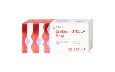 Enalapril 5mg hộp 3 vỉ x 10 viên nén Stella