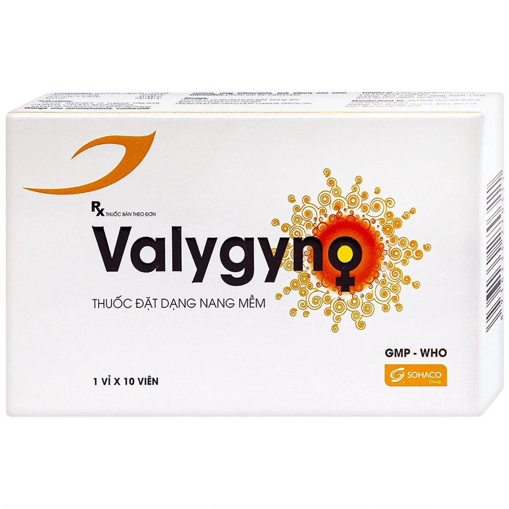 Valygyno Sohaco Hộp 1 vỉ x 10 viên