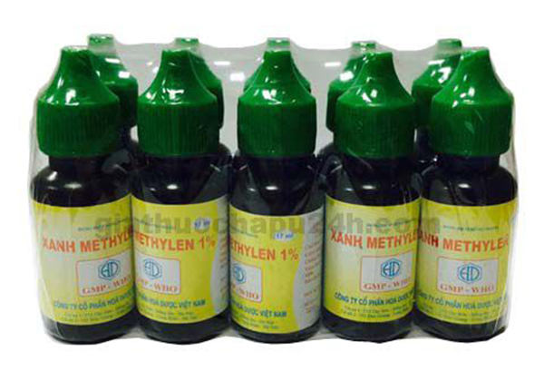 Xanh Methylen 1% cọc 10 lọ x 17ml Hóa Dược