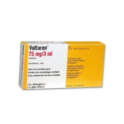 Voltaren diclofenac natri 75mg/3ml tiêm hộp 5 ống Novatis