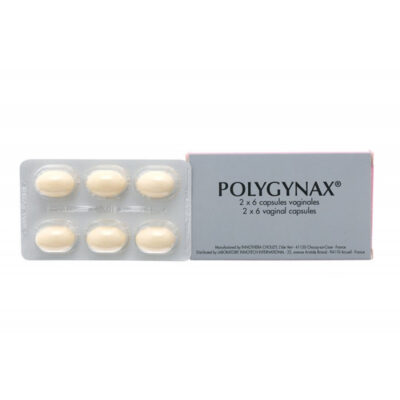 Viên đặt phụ khoa Polygynax hộp 2 vỉ x 6 viên