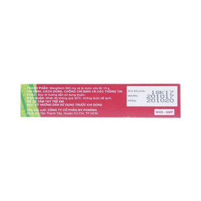 Mangoherpin 5% Mangiferin Tube 10g BV Pharma