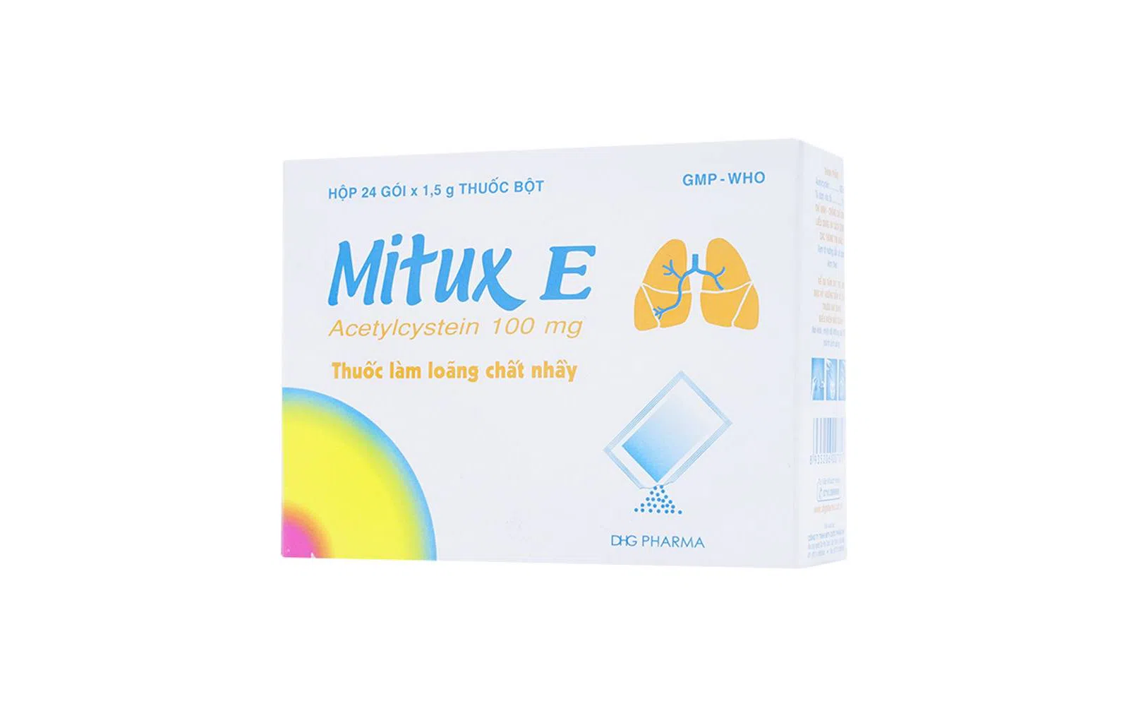 MITUX E 100MG DHG Hộp 24 gói x 1.5g thuốc bột