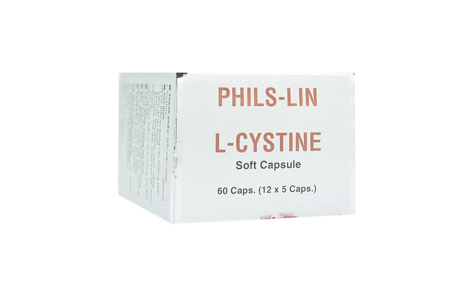 L-Cystine hộp 5 vỉ x 12 viên nang mềm Phil