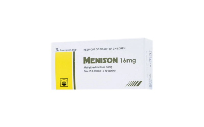 Menison Methylprednisolon 16mg hộp 3 vỉ x 10 viên nén Pymepharco