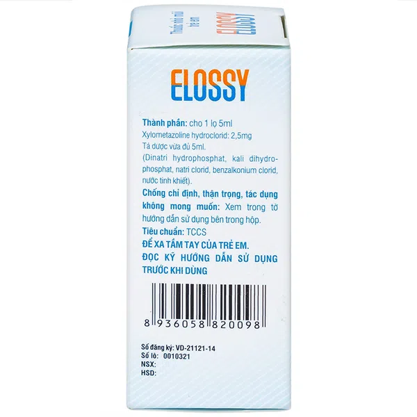 Elossy trẻ em lọ 5ml Dược Khoa