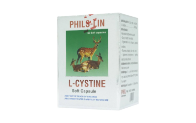 L-Cystine hộp 5 vỉ x 12 viên nang mềm Phil