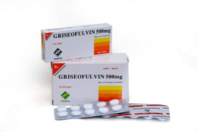 Griseofulvin 500mg Hộp 10 vỉ x 10 viên nén Vidipha