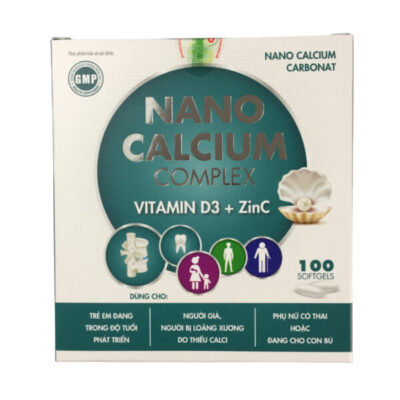 Nano Calcium Complex hộp 100 viên Akopha