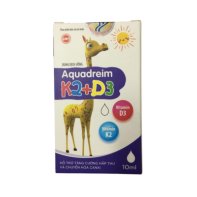 Aquadreim K2 D3 tím lọ 10ml Akopha