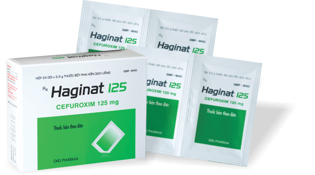 Haginat 125 DHG - Hộp 24 gói x 3,5g