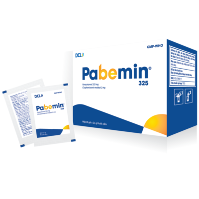 Pabemin 325mg hộp 30 gói x 2.5mg Cửu Long