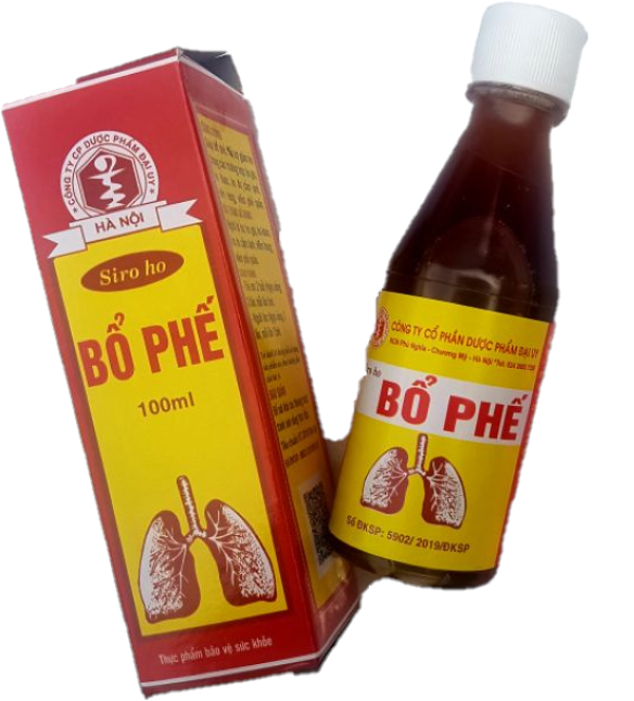 Bổ phế siro lọ 100ml Đại Y