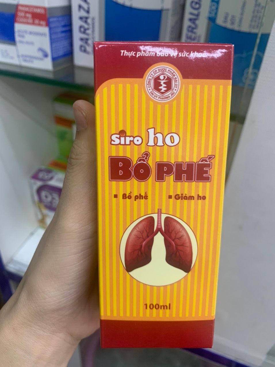 Bổ phế siro lọ 100ml Đại Y