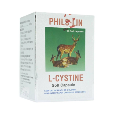 L-Cystine hộp 5 vỉ x 12 viên nang mềm Phil