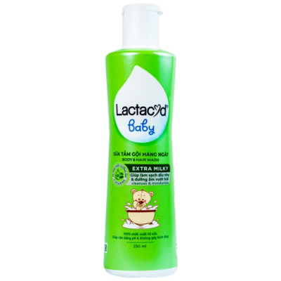 Lactacyd Milky 250ml sữa tắm trẻ em