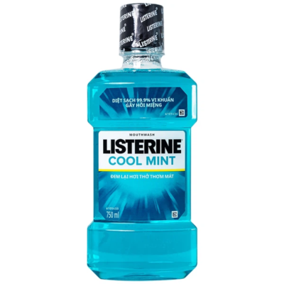 Nước súc miệng Listerine Cool Mint chai 750ml