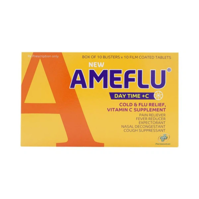 Ameflu Day Time + C hộp 10 vỉ x 10 viên nén OPV