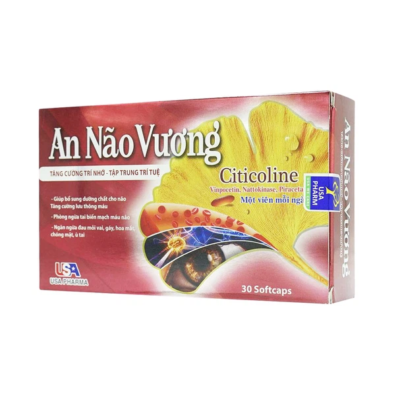 An não vương hộp 3 vỉ x 10 viên nang USA