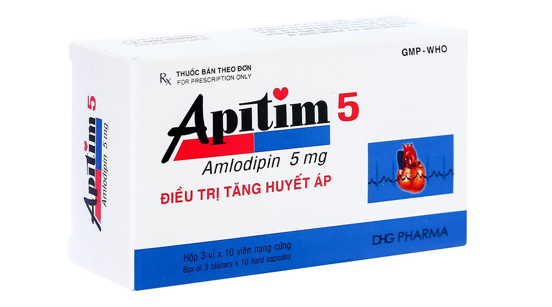 Apitim 5 DHG Hộp 3 vỉ x 10 viên nang cứng