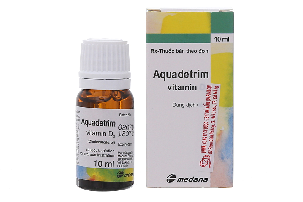 Aquadetrim Vitamin D3 lọ 10ml Medana