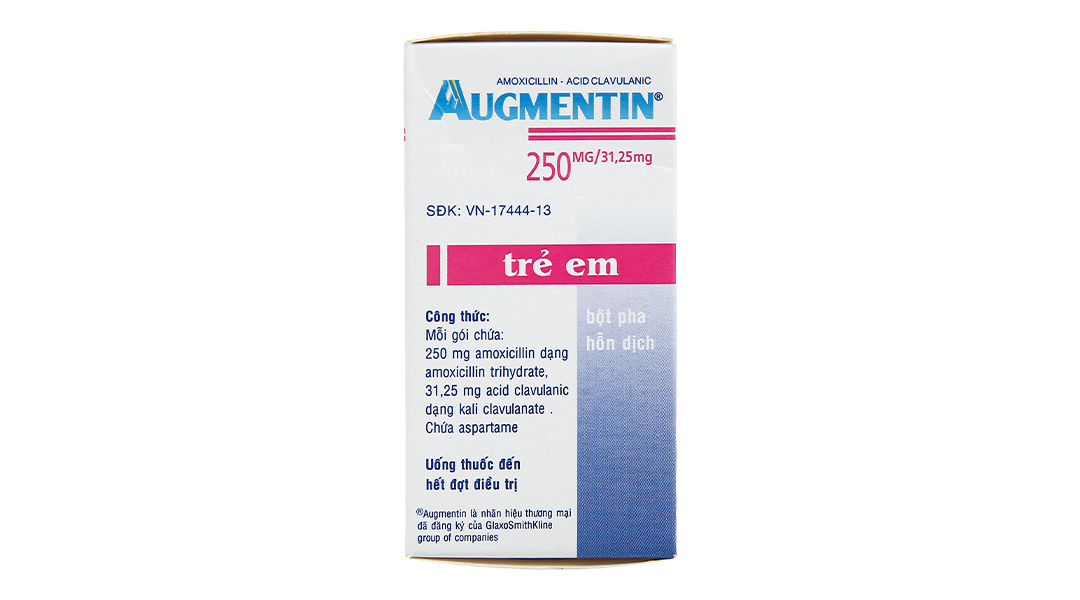 Augmentin 250mg/31,25mg trẻ em H12G Frc