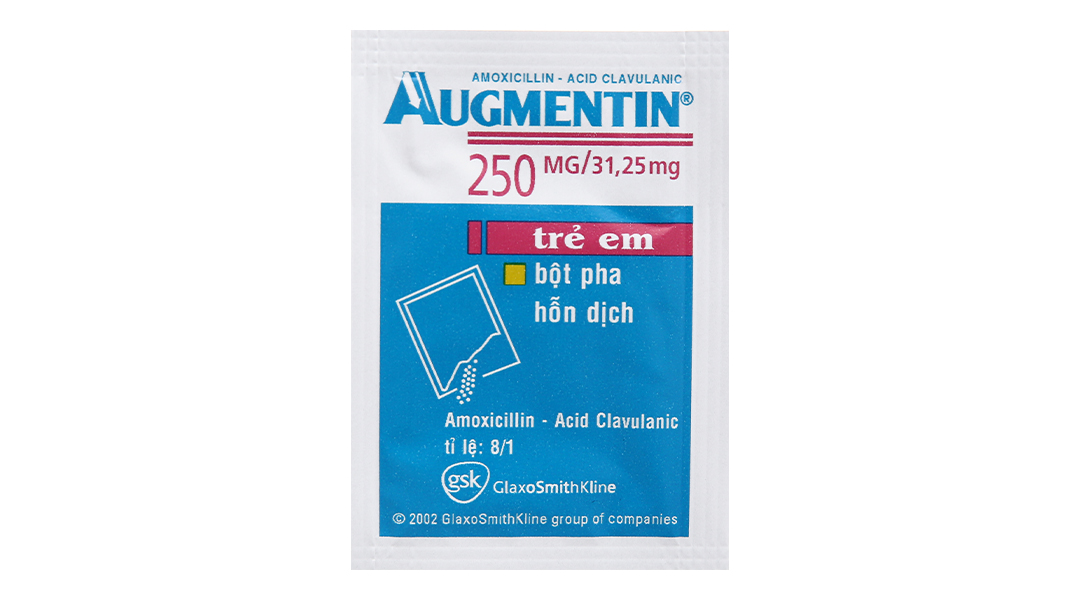 Augmentin 250mg/31,25mg trẻ em H12G Frc