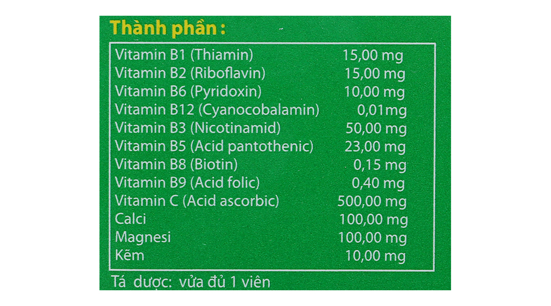 Berocca viên sủi vị Cam tuýp 10 viên Bayer