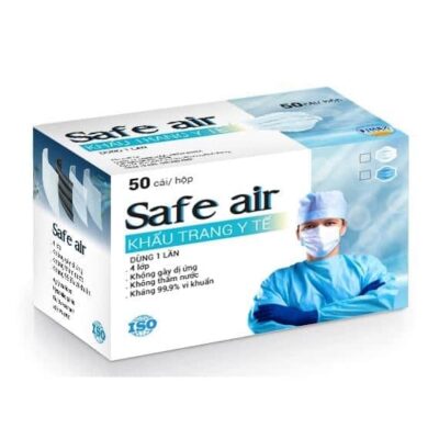 Khẩu trang y tế Safe air Hộp 50 cái