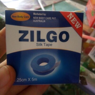 Zilgo 2,5cm x 5m new trắng xanh Hộp 1 cuộn