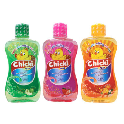 Nước Súc Miệng Chicki New - Vị Táo chai 250ml