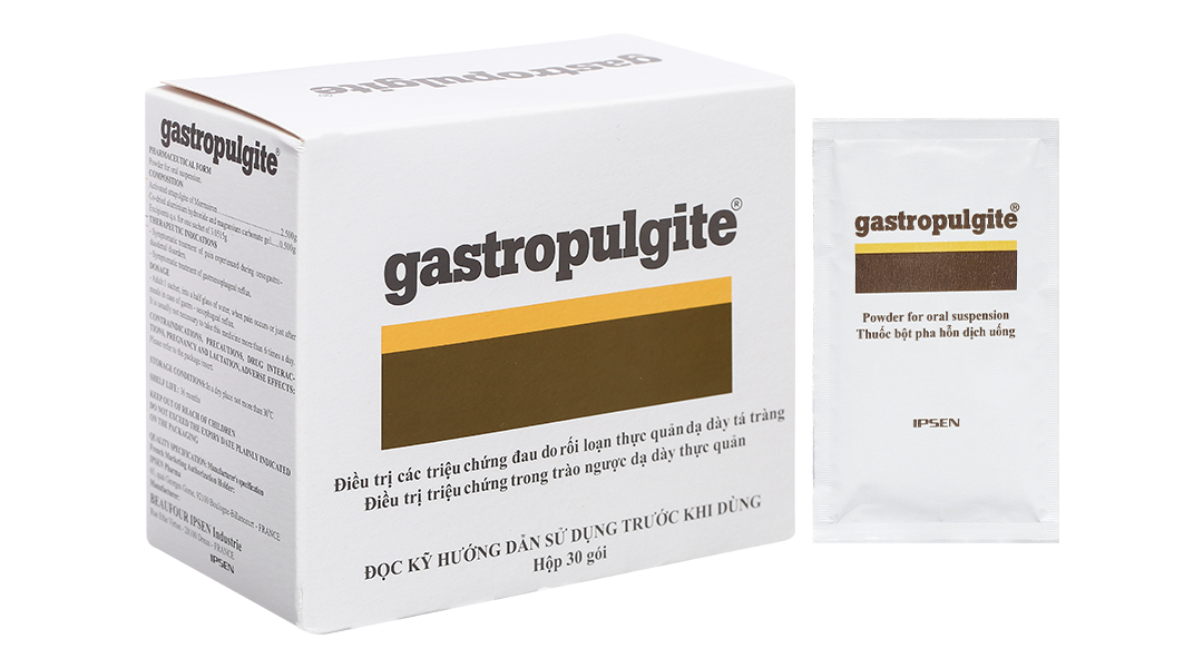 Gastropulgite hộp 30 gói x 3g Pháp