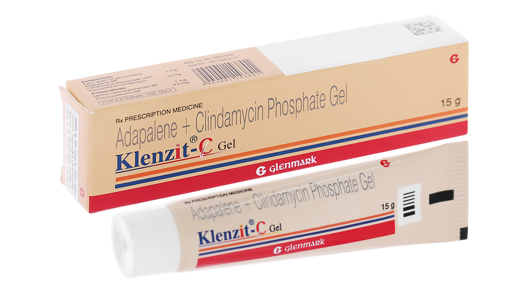 Klenzit C trị mụn Tube 15g Glenmark Ấn Độ