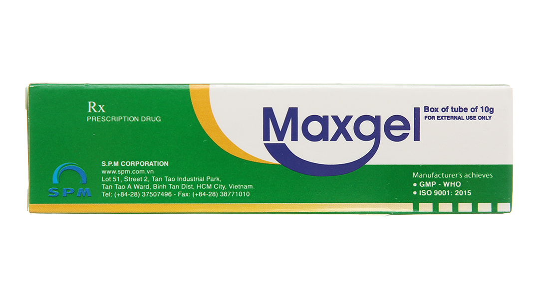 Maxgel cọc 10 tuýp x 10g SPM