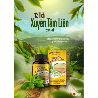 Xuyên Tâm Liên HQGANO Lọ 60 Viên [ BÁN CHẠY ]