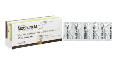 Motilium M 10mg hộp 10 vỉ x 10 viên nén Janssen