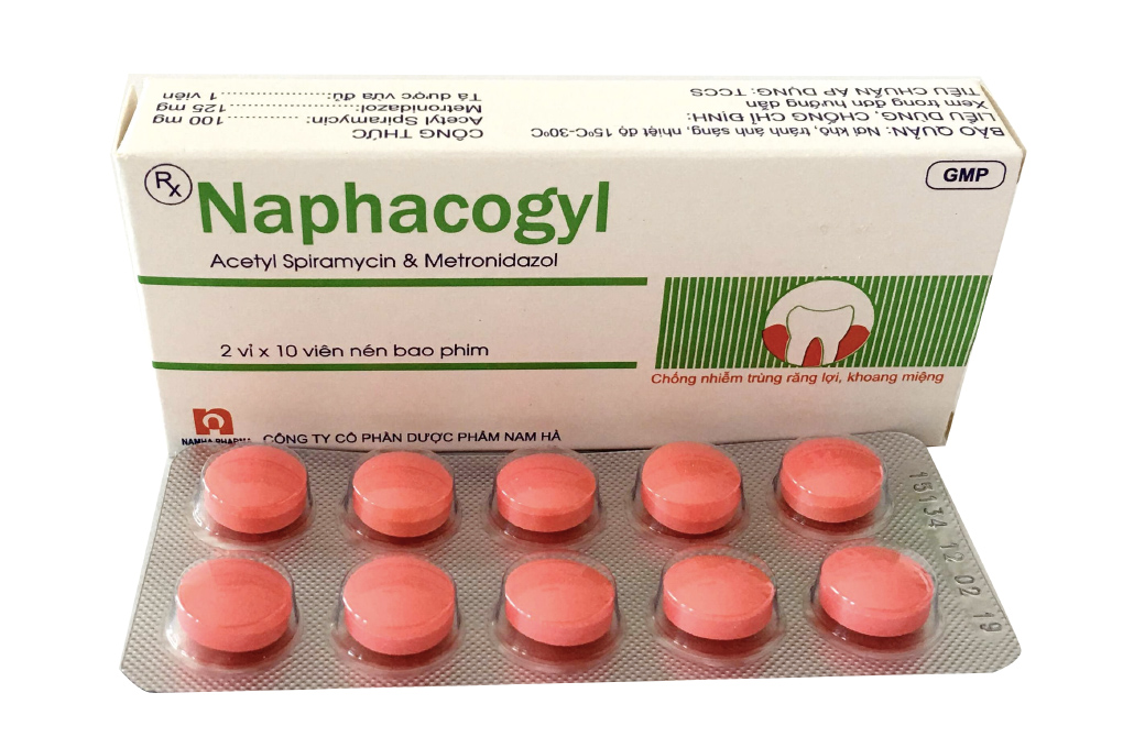 Naphacogyl hộp 2 vỉ x 10 viên nén Nam Hà