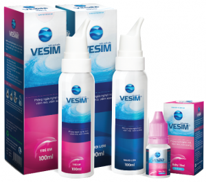 Nước muối biển Vesim người lớn lọ xịt 50ml Thiên Thành