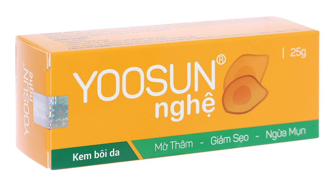 Yoosun Nghệ - Hộp 1 tuýp 25g Ngăn ngừa mụn, làm mờ các vết sẹo