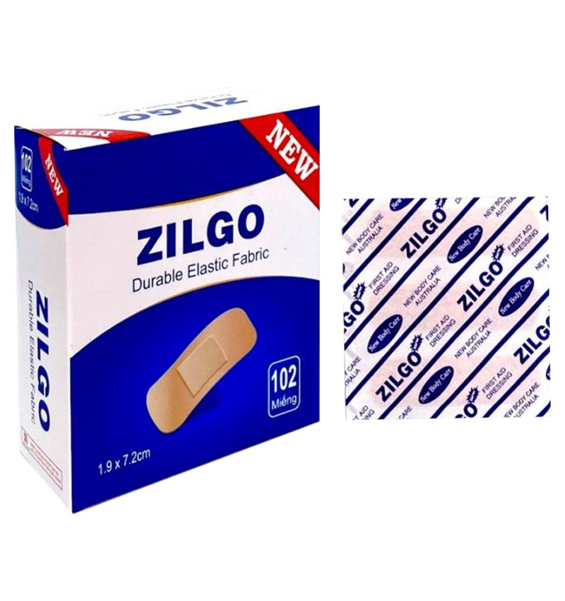 Zilgo 102 new trắng xanh Hộp 102 miếng