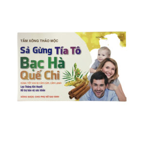 Tắm xông thảo dược Sả Gừng Tía Tô hộp 10 gói x 30g Akopha