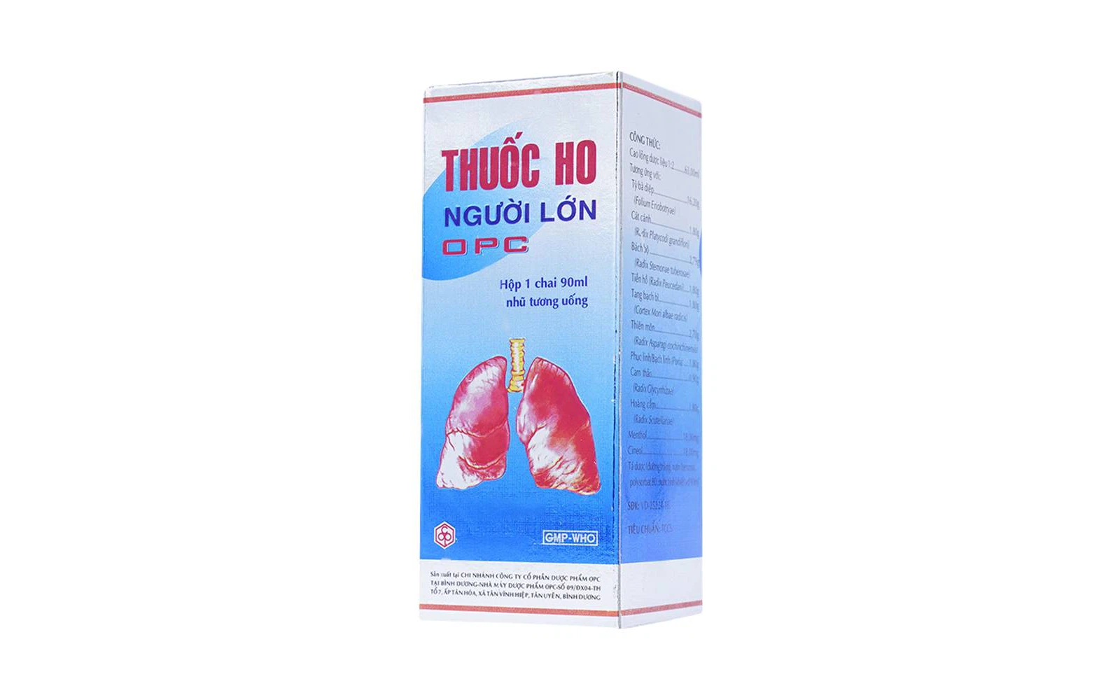 Thuốc ho OPC 90ml người lớn - Hộp 1 chai 90ml