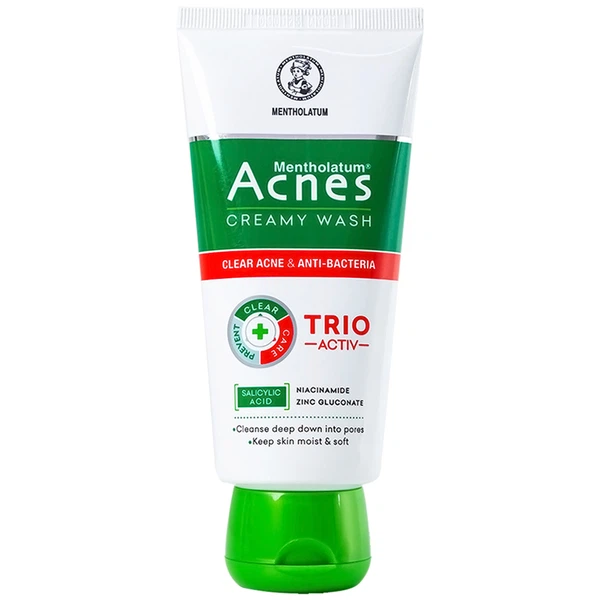 Sữa rửa mặt mụn Acnes Creamy Wash tuýp 100g