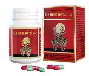 Sâm nhung bổ thận TW3 lọ 30 viên nang cứng Foripharm